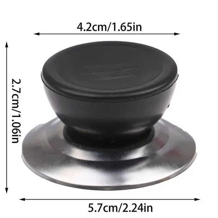 Bouton de Pot en verre et plastique universel