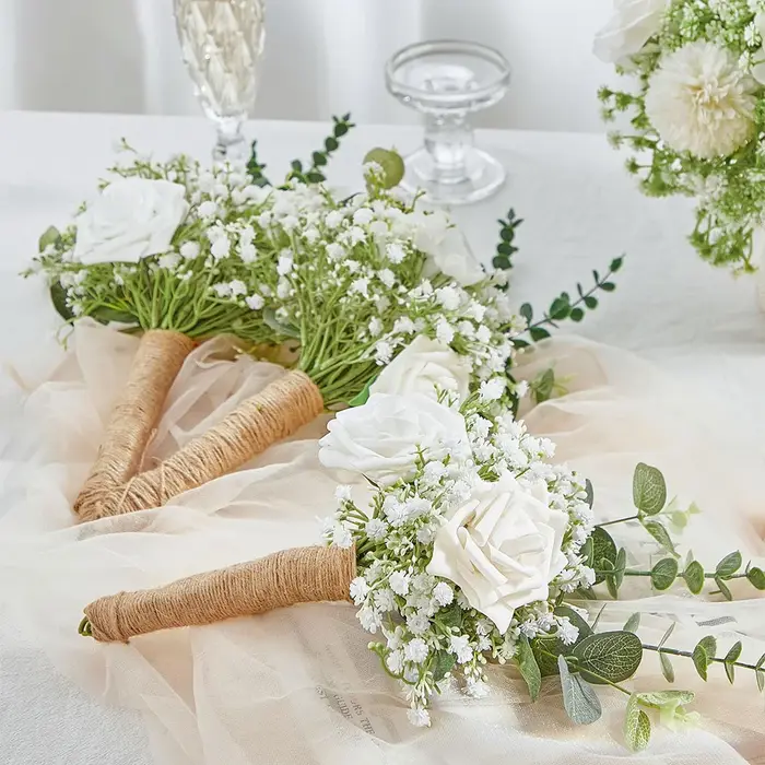Bouquet de pouvez-vous psophile Artificielle en Plastique