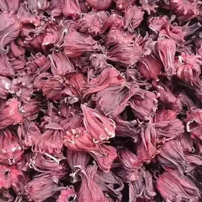 Poudre de fleurs de roselle et de hibiscus sabdariffa séchées naturelles de haute qualité pour les travaux manuels