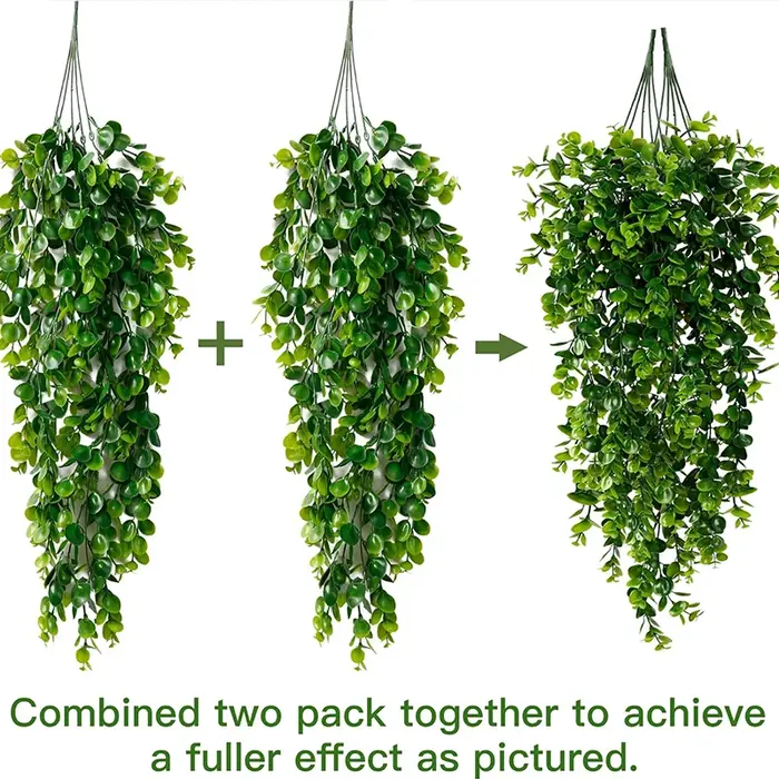 45 maille ventes Chaudes Plantes Artificielles En Plastique fougère Vigne De Noël Couronne De Mariage voûte partie Maison Sill jardin Mur Décor Bricolage Cadeau