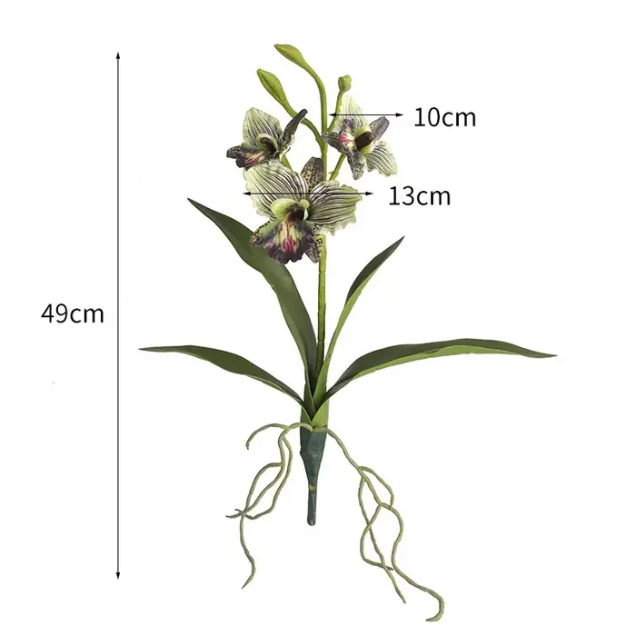 Fleur d'orchidée artificielle pour la décoration de la maison