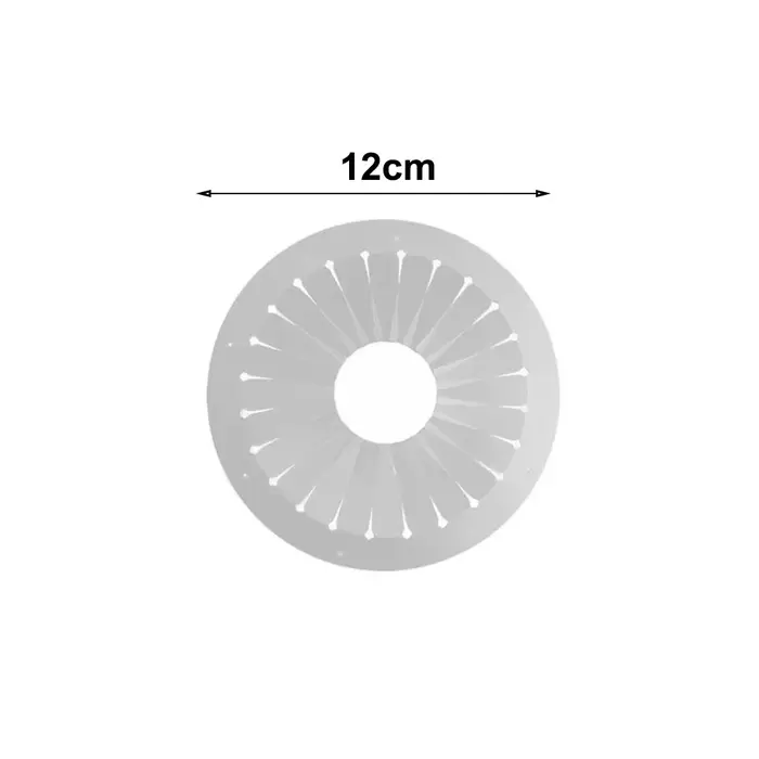 Outil de fabrication de fleurs en ruban DIY de 9 cm, 12 cm, 15 cm, pour la création de fleurs en tissu transparent, figurines de table, artisanat