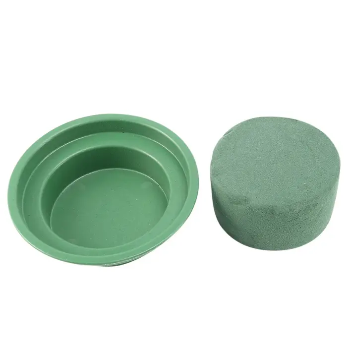 Kit d'arrangement de fleurs-paquet de 12 mousse florale ronde dans un bol de conception unique pour pièce maîtresse de