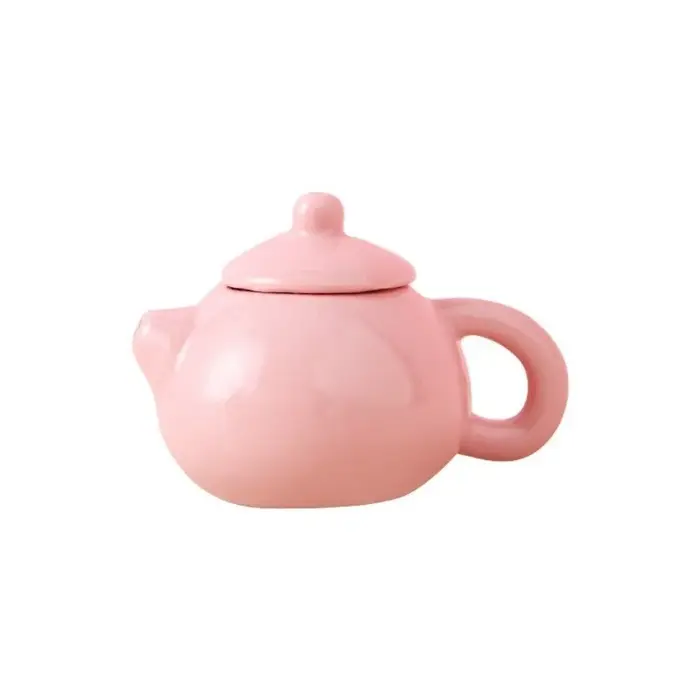 Théière en porcelaine à fleurs de 40 ml, théière miniature en céramique traditionnelle exquise, orne