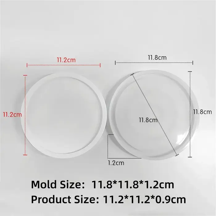 Moule en silicone pour pot de fleurs en résine époxy, moule pour bougie d'aromathérapie, moule en pl