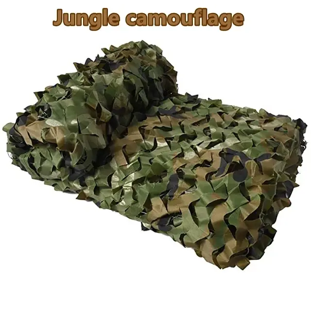 Nouveau désert de jungle de haute qualité blanc multi-tailles 4x5m adapté au filet de camouflage d'auvent de voiture
