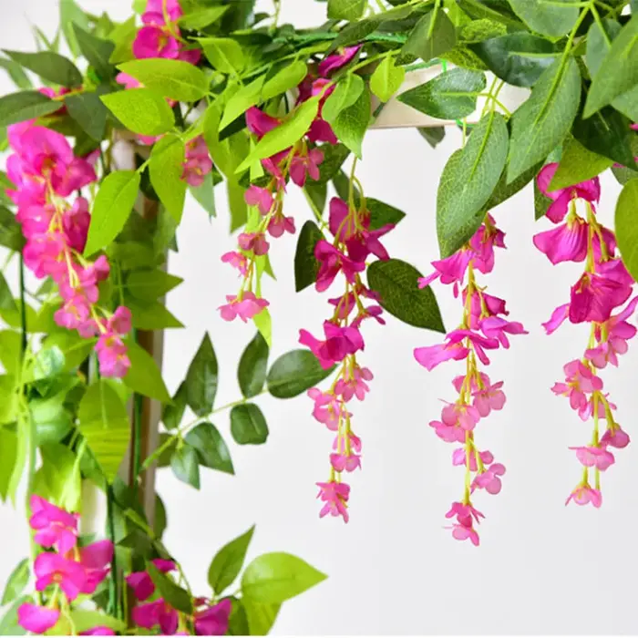 Guirlande de Glycine Artificielle pour Extérieur de Maison