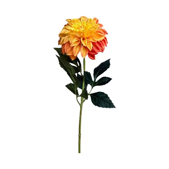Arrangement floral : Grande fleur artificielle réaliste en forme de dahlia imprimée en 3D