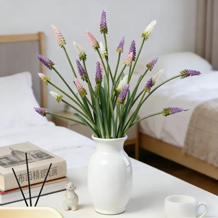 Spray de jacinthe artificielle de 12