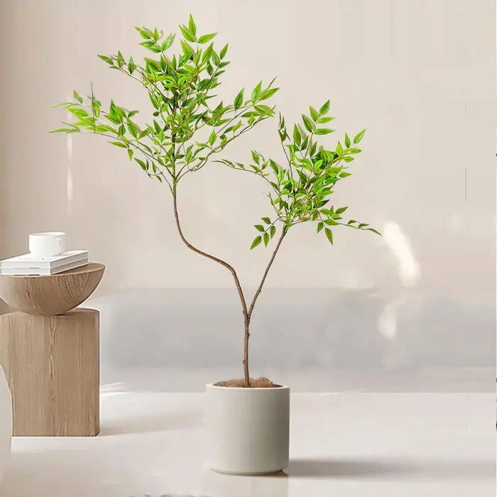 Feuilles de ficus de violon artificielles