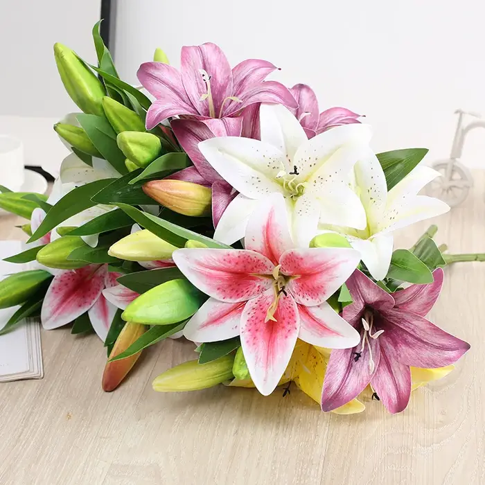 Bouquet de fausses fleurs artificielles de 41cm