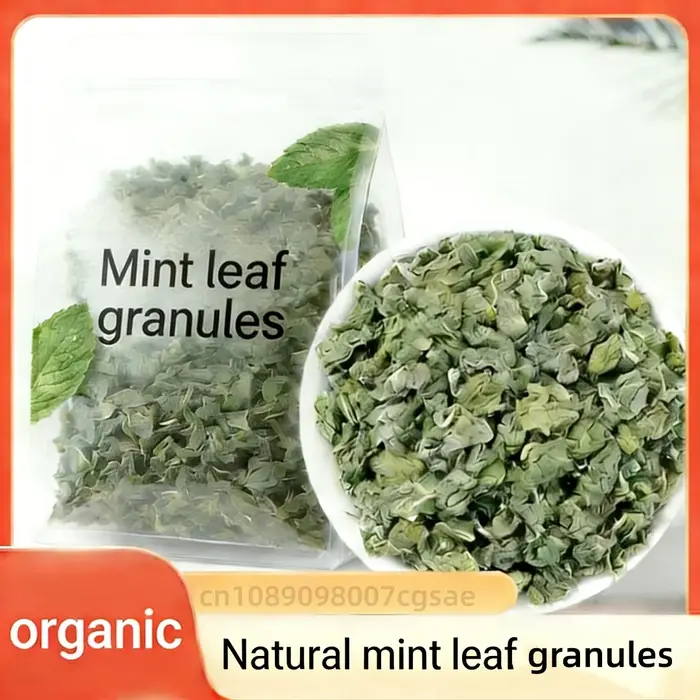 Feuilles de menthe naturelle de haute qualité - Matériaux de fleurs séchées pour bain, fabrication de savon, bougies, décoration de mariage