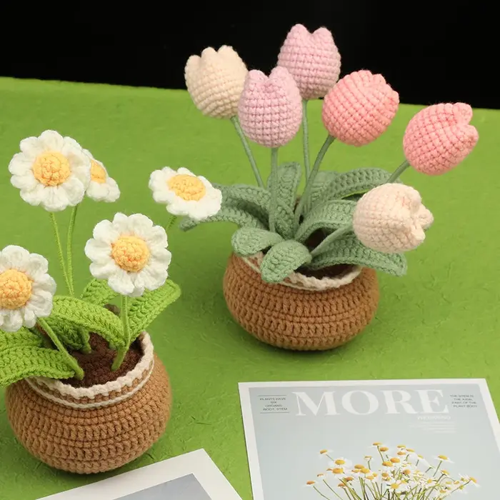 KRABALL – Kit de fleurs au Crochet pour débutants