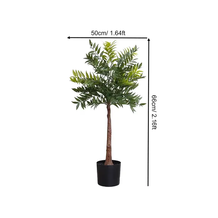 Grand Arbre Vert Artificiel de 2.16/2.98/3.74ft