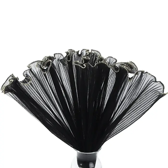 Phnom Penh Edge Wave Pearl Tulle Flower Wrapping Net Floral Bouquet Inner Lining Material Gift Box D