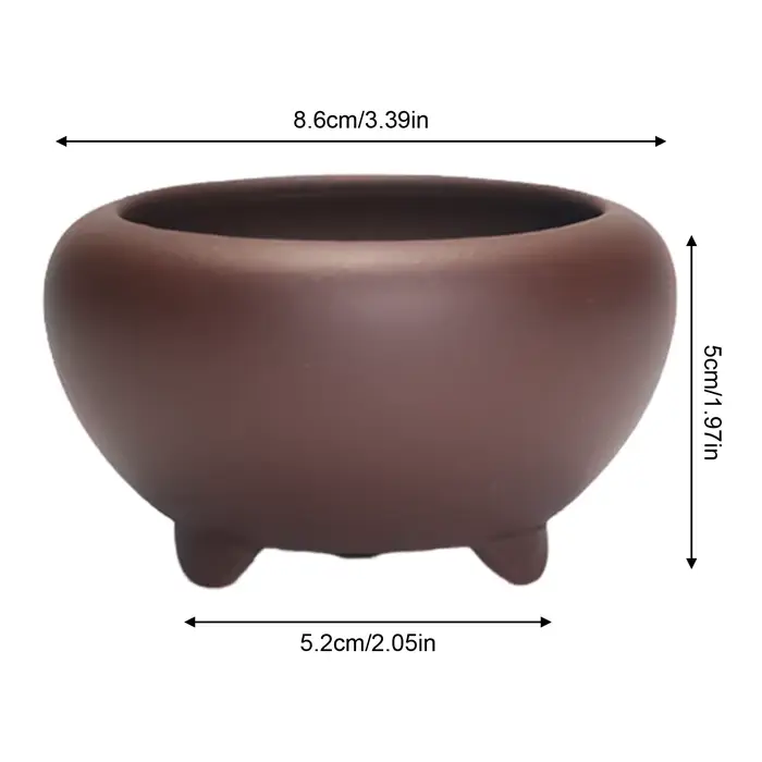 Pot de fleur rond créatif