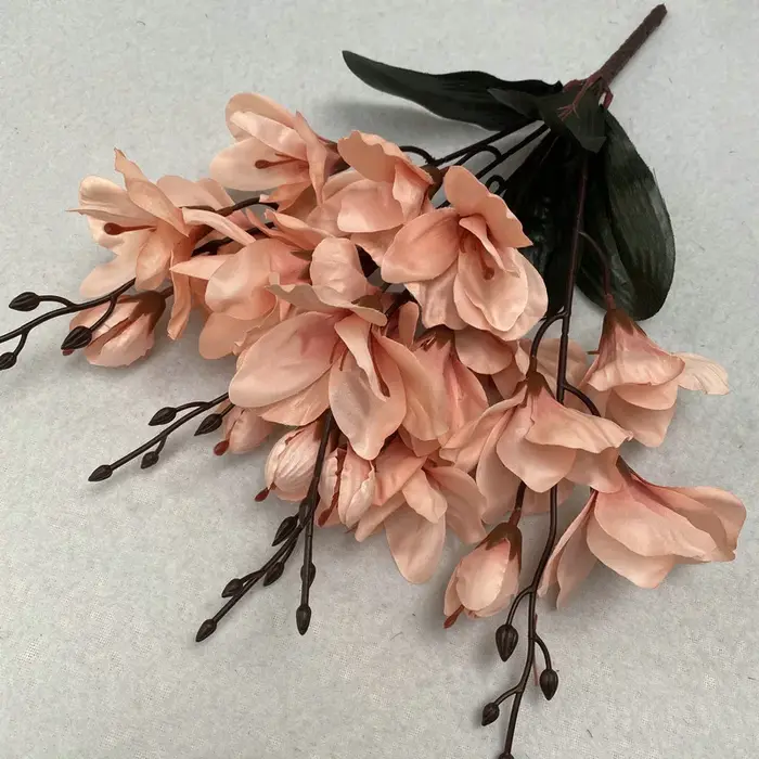 Bundle de fleurs artificielles de magnolia d'automne
