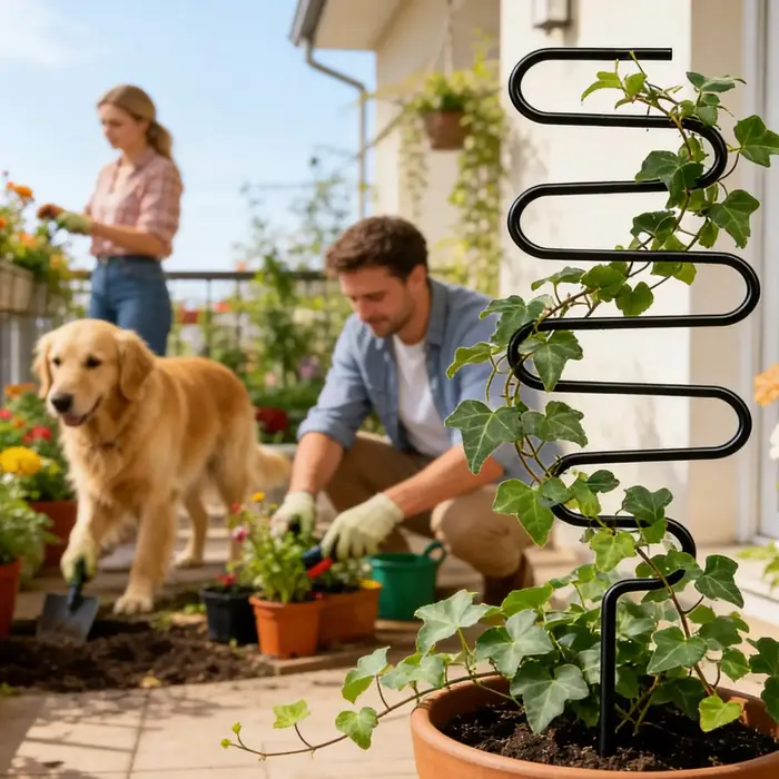Piquets de soutien pour plantes
