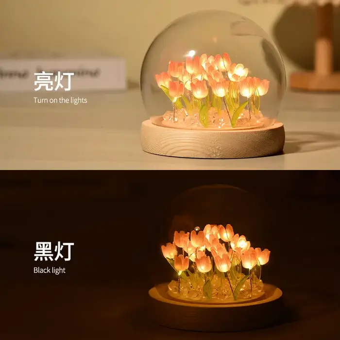10/15/20 pièces tulipe USB fleur artificielle
