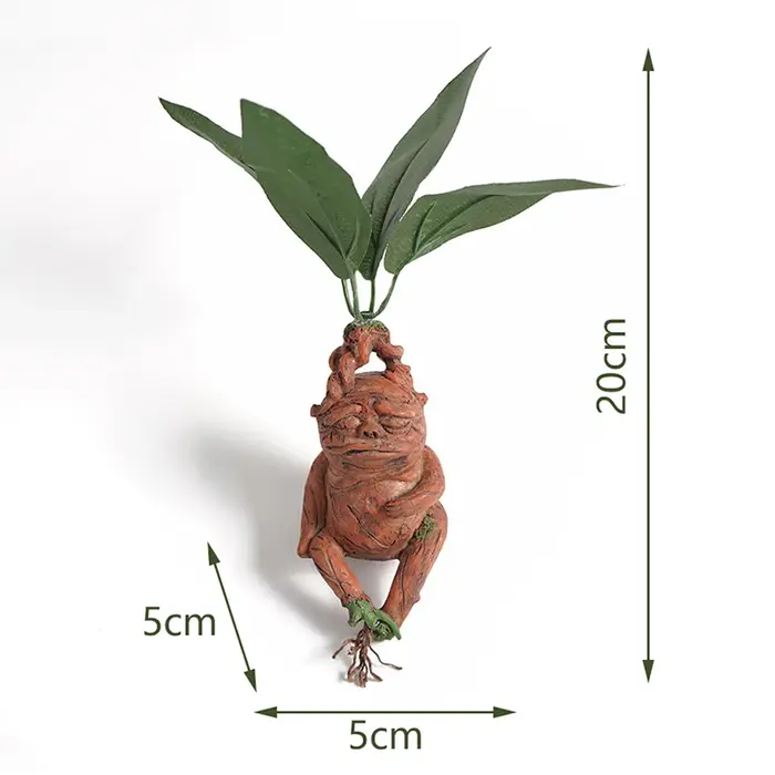 Mandrake herbe résine Statue paysage ornement Art Figurine artisanat pour jardin extérieur cour salon chambre cadeau