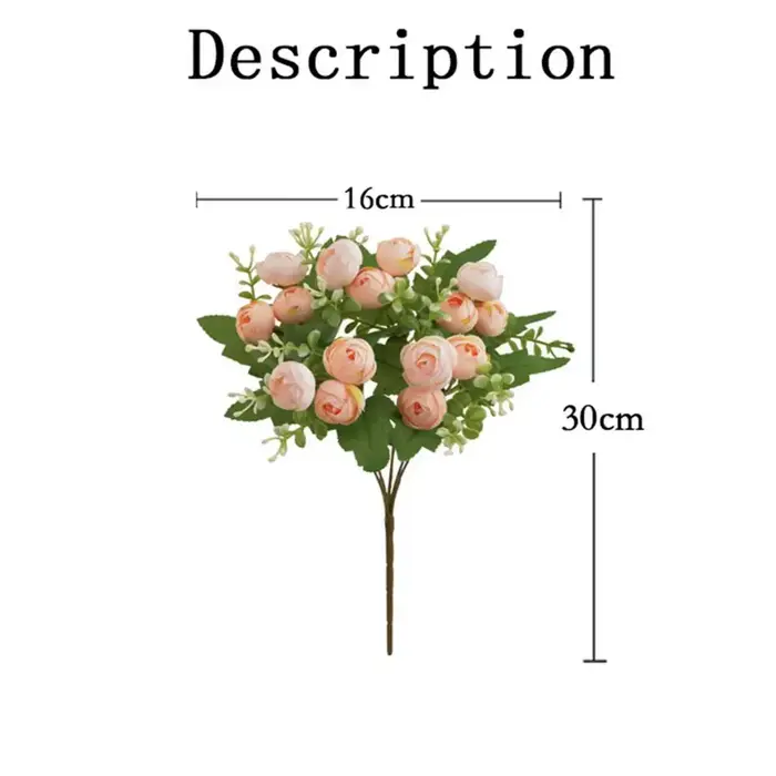 Roses de thé artificielles