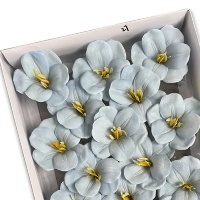 7x5 cm 10/50pcs tête de tulipe floraison fleur de savon bricolage cadeau floral pour la fête des mères anniversaire