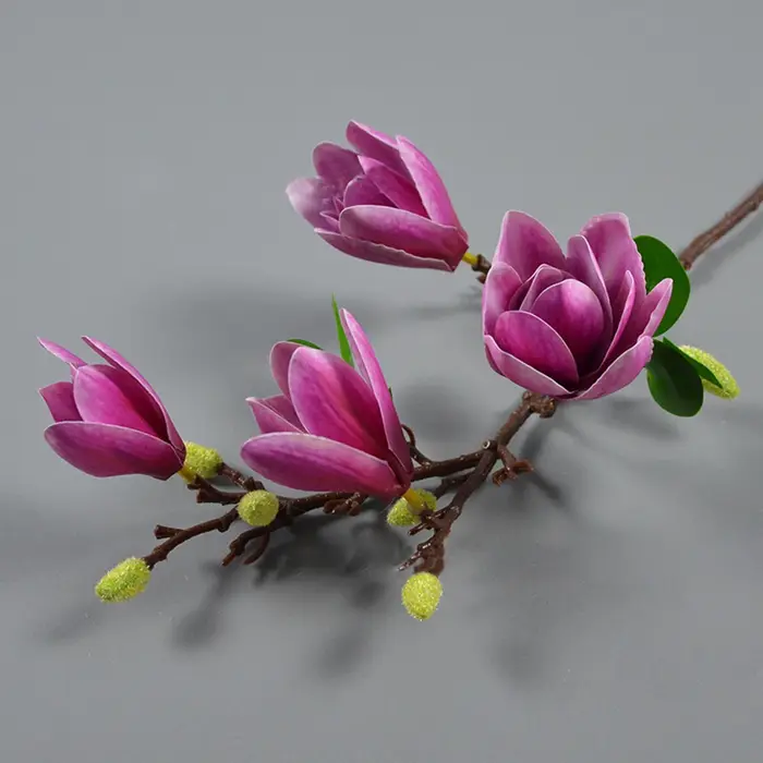 Bouquet de fleurs artificielles InjMagnolia