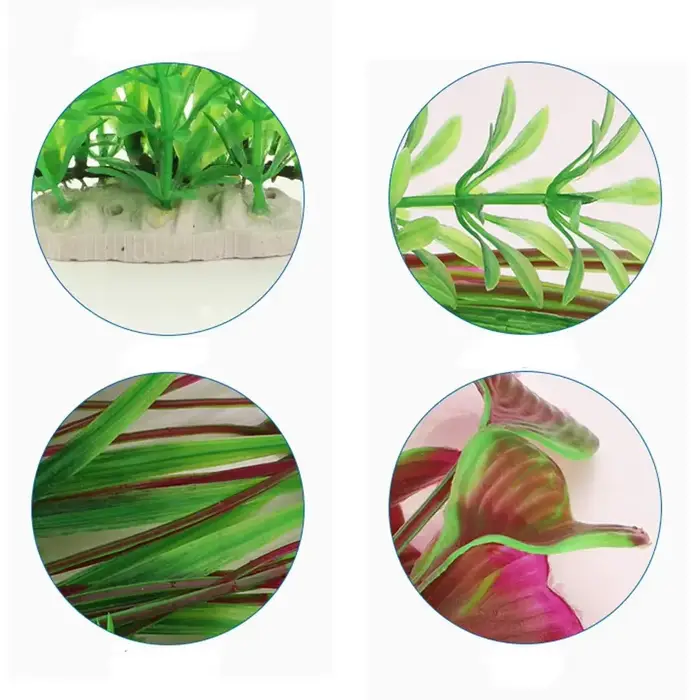 Plantes artificielles pour aquarium de 40 cm