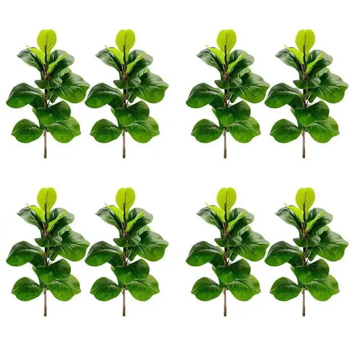 Plantes artificielles ABKJ-4X, figuier à feuilles de violon, faux ficus lyrata, arbres artificiels,