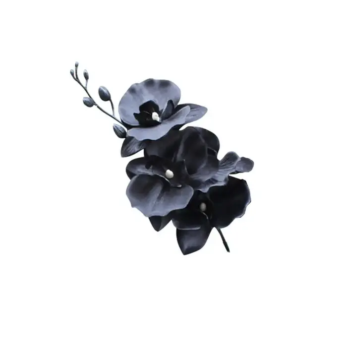 Fleurs d'orchidée Phalaenopsis en soie 38CM, Bouquet Floral de mariage, plantes artificielles, fauss