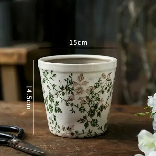 Pot de fleurs en céramique grand format