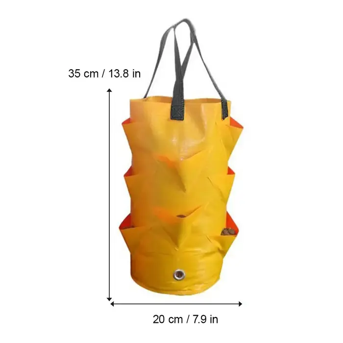 Sac de culture suspendu pour fraises et herbes