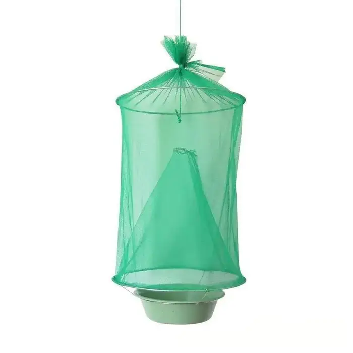 Piège à mouches suspendu avec maille verte durable