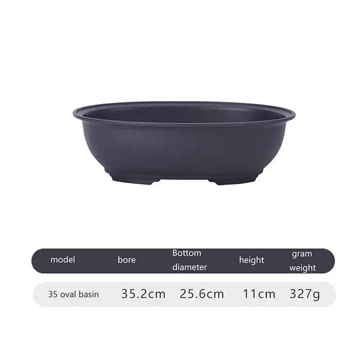 Pots de fleurs en plastique Imitation violet argile plantes
