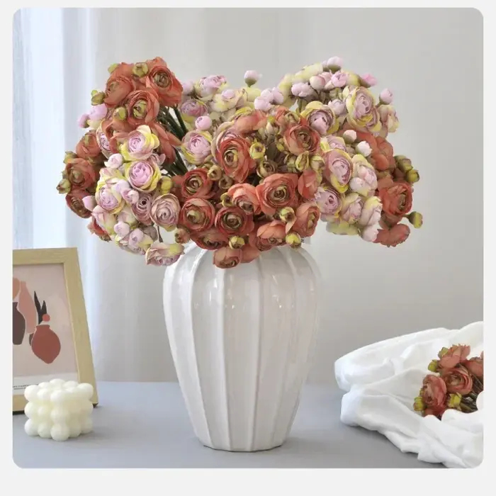 Mini bouquet de fleurs artificielles