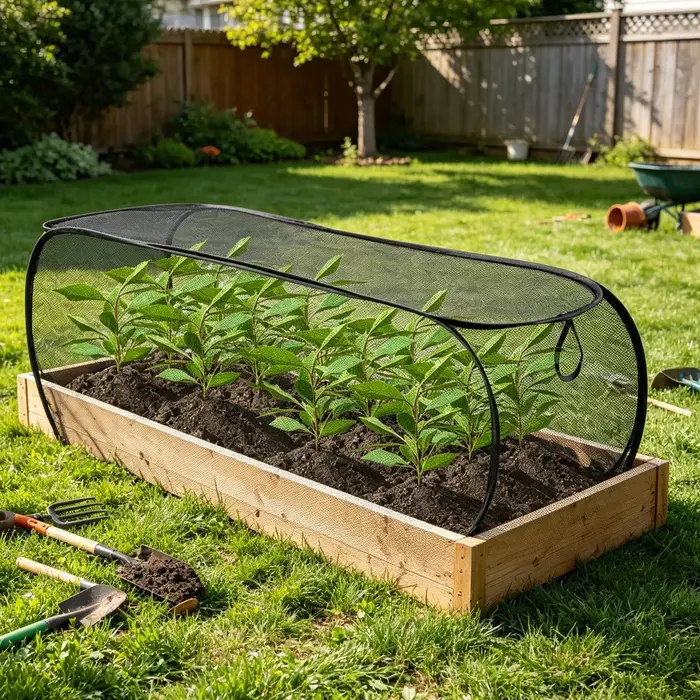 Filet de protection pour plantes