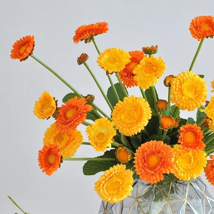 Calendule dorée artificielle 38CM