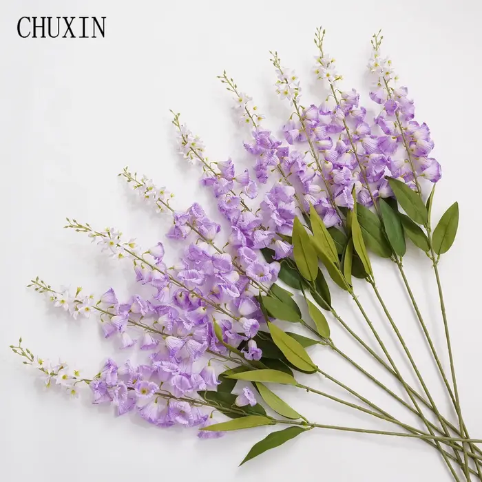 CHUXIN C9991 Fleur artificielle de clochettes violettes