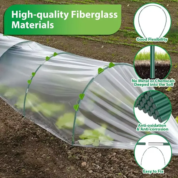 Kits de cerceaux de jardin pour tunnel en filet