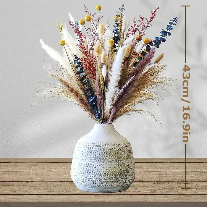 Bouquet de fleurs de Pampas séchées naturelles