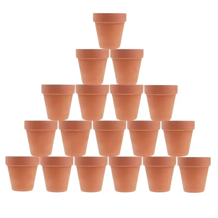 Pots Terra Cotta de 1.8 pouces, 18 pièces, jardinière en poterie, Pots de fleurs Cactus, Pot Succule