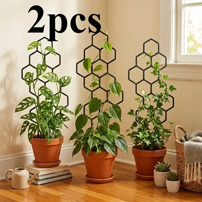 2 pièces Treillis alvéolé pour plantes grimpantes