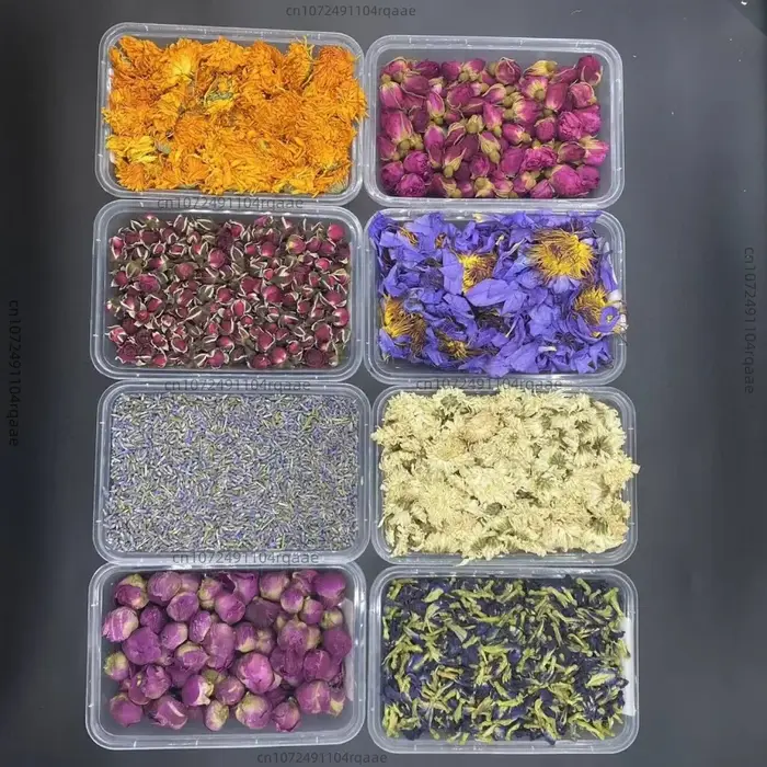 Fleurs séchées de jasmin et de rose naturelles de haute qualité pour la décoration de fêtes