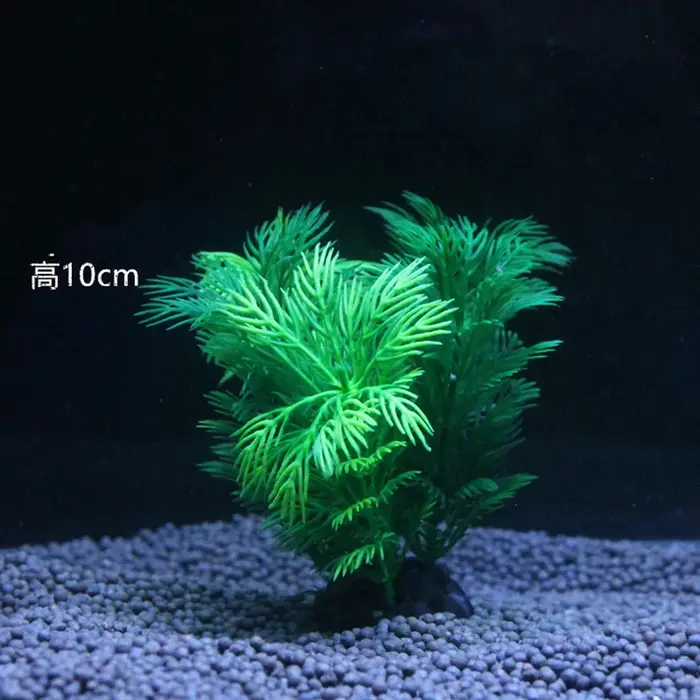 Mauvaises Herbes d'Eau Artificielles pour Simulation d'Aquarium