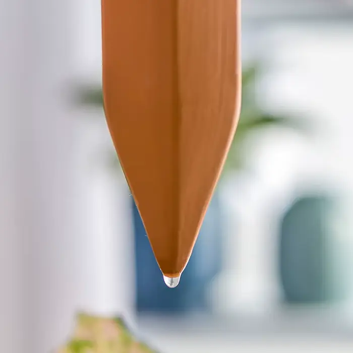 1 pièce – Dispositif d'arrosage automatique pour plantes, pics d'arrosage en argile, système d'arrosage automatique en forme de cône pour pot de fleurs