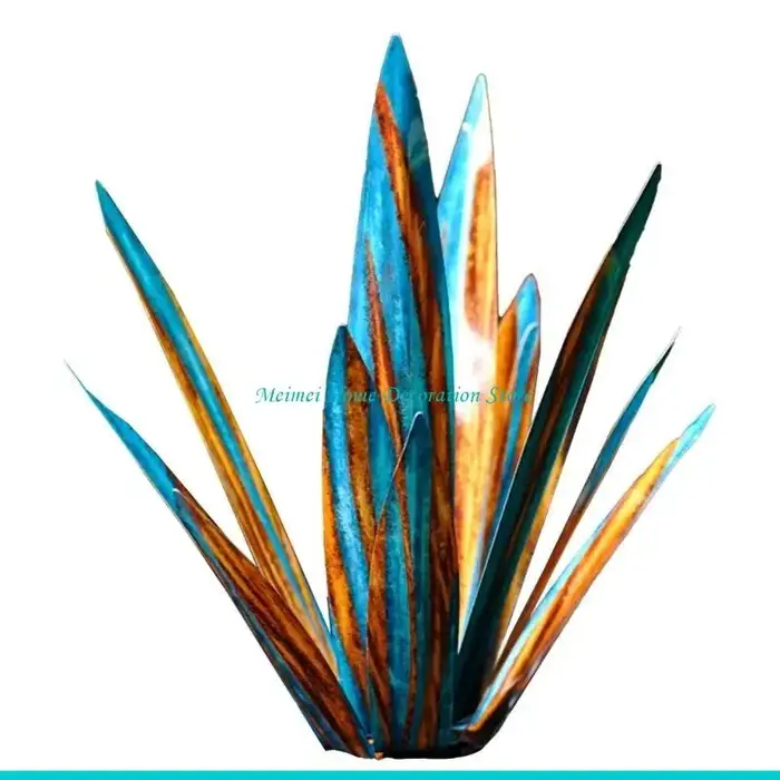 H7BF – décorations jardin en Agave pour piquet extérieur