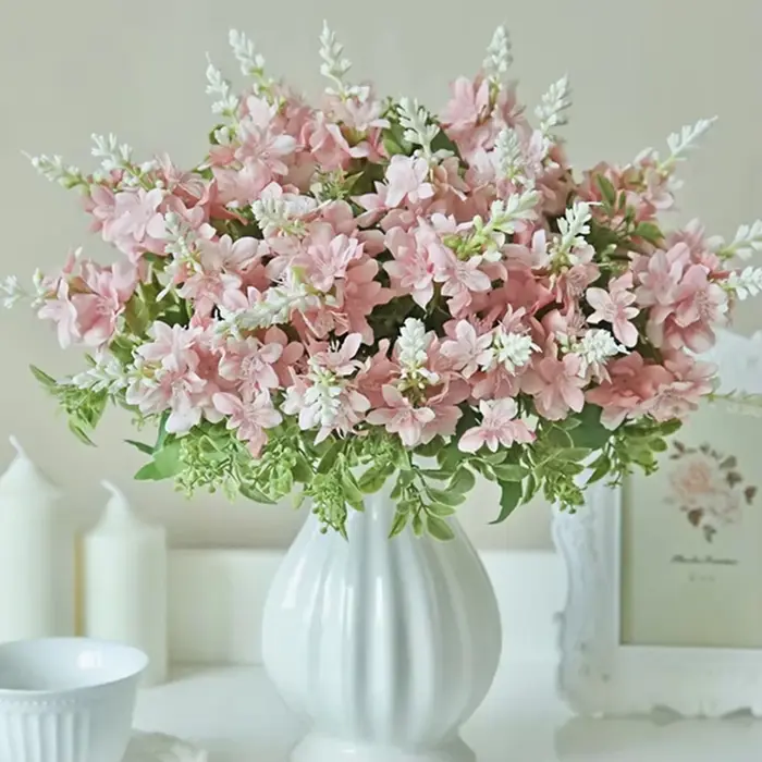 1/3 pièces de fleurs artificielles en soie Yucca Gloriosa pour mariage