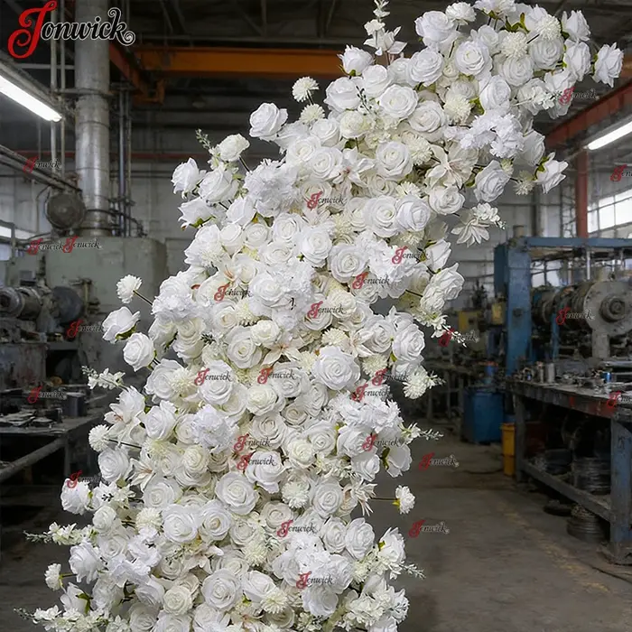 Arche de fleurs artificielles décorative