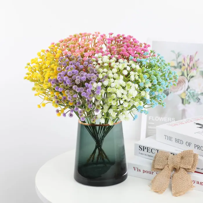 Bouquet de fleurs artificielles pour souffle de bébé
