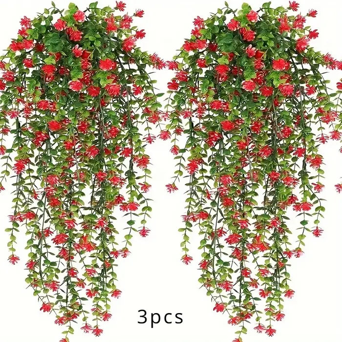 3 pièces, plantes suspendues artificielles fausse plante suspendue